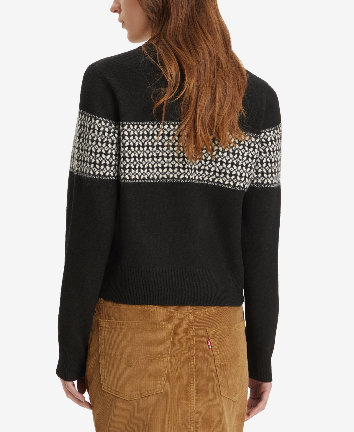 Levi's Women's Fair Isle Stripe Sweater Macy's Exclusive