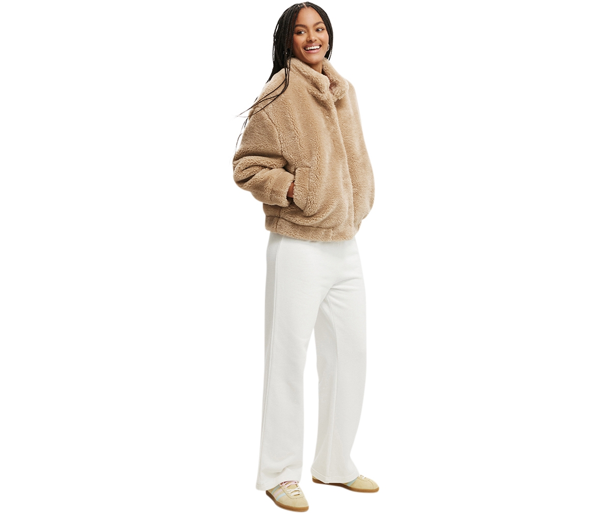 Cotton On Women's Teddy Bomber Jacket