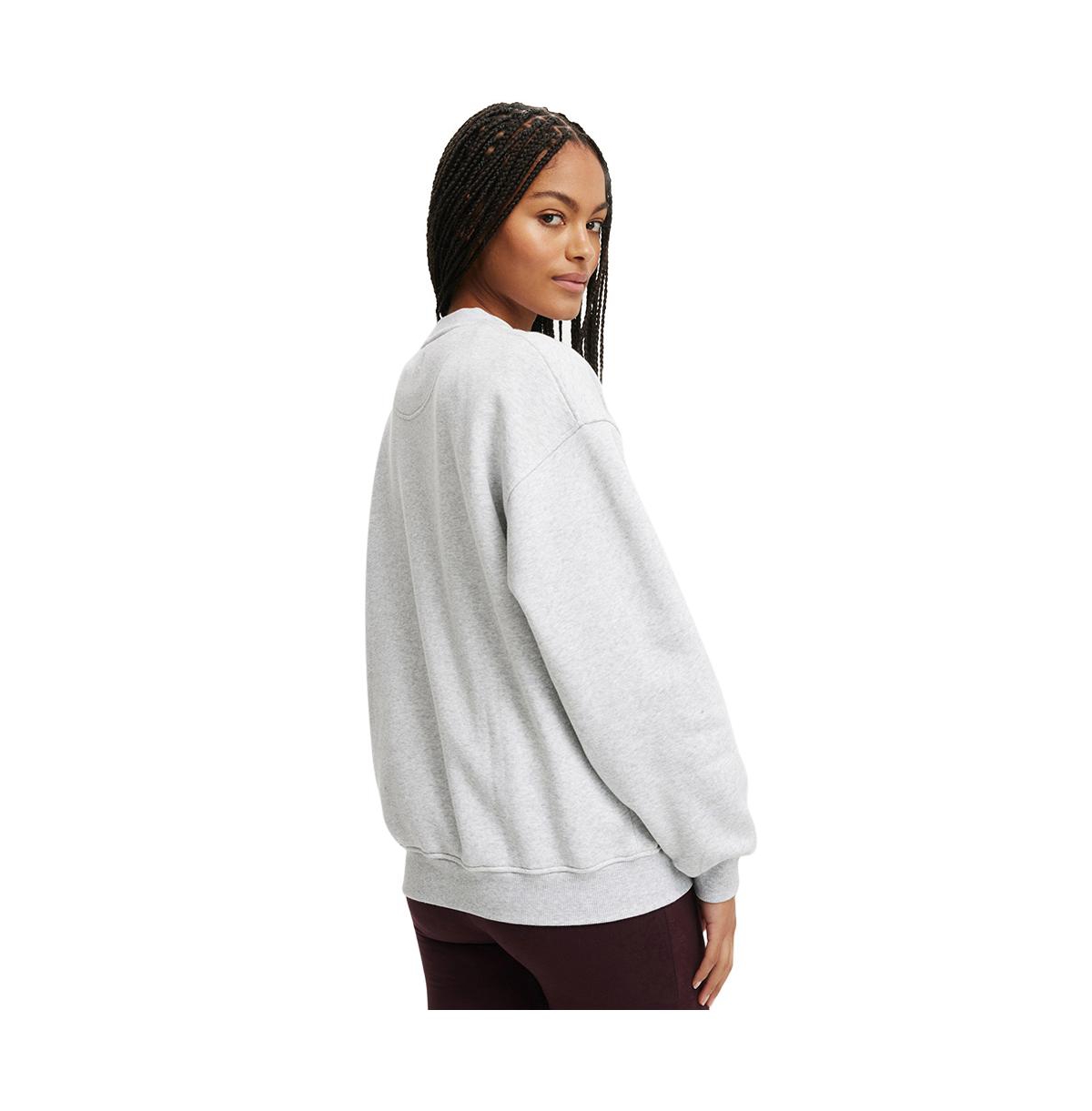 Cotton On Women's Classic Fleece Crew Sweatshirt