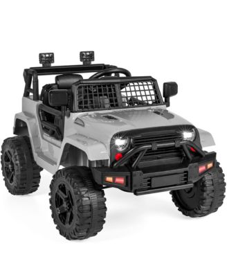 12V Kids Ride On Truck Car w/ Parent Remote Control, Spring Suspension, LED Lights