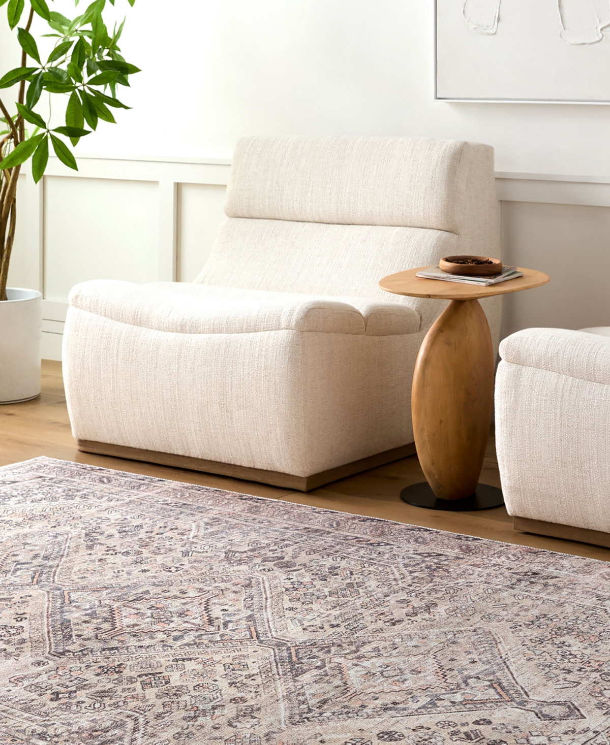 Livabliss Eleni Vvel-2301 5'3"x7' Area Rug In Beige,gray