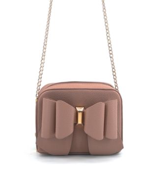 LIKE DREAMS - Boxy Bow Crossbody Bag