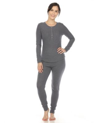 Women's Waffle Pajama Set