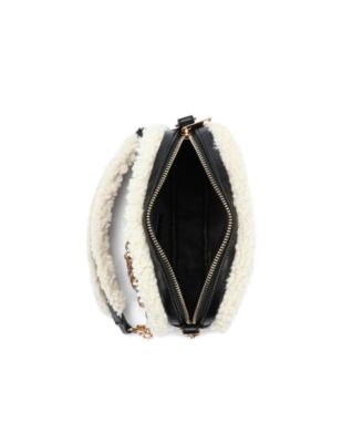 Holly Sherpa Leather Crossbody Bag