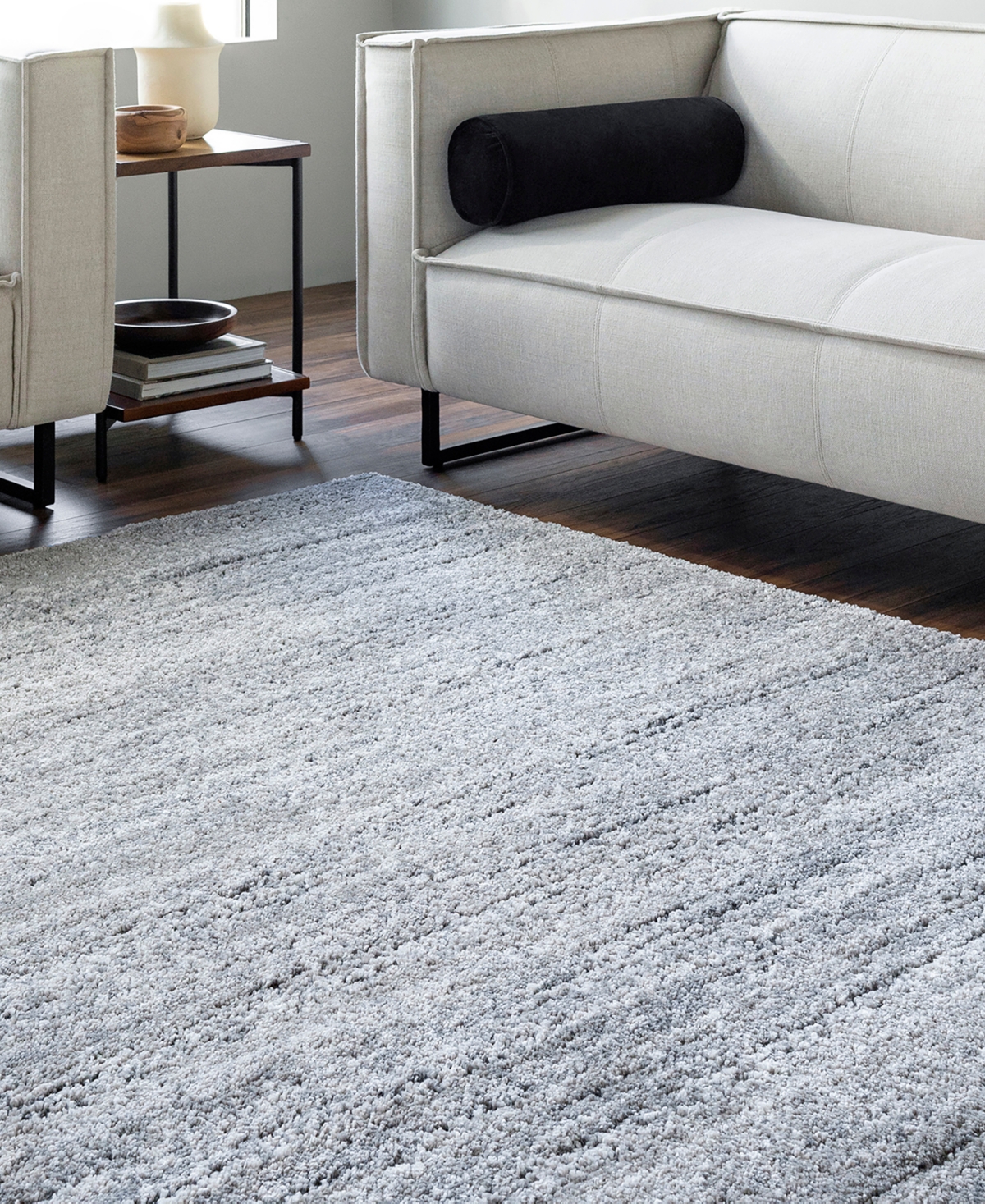 Livabliss Portofino Ptf-2323 6'7"x9' Area Rug In Gray