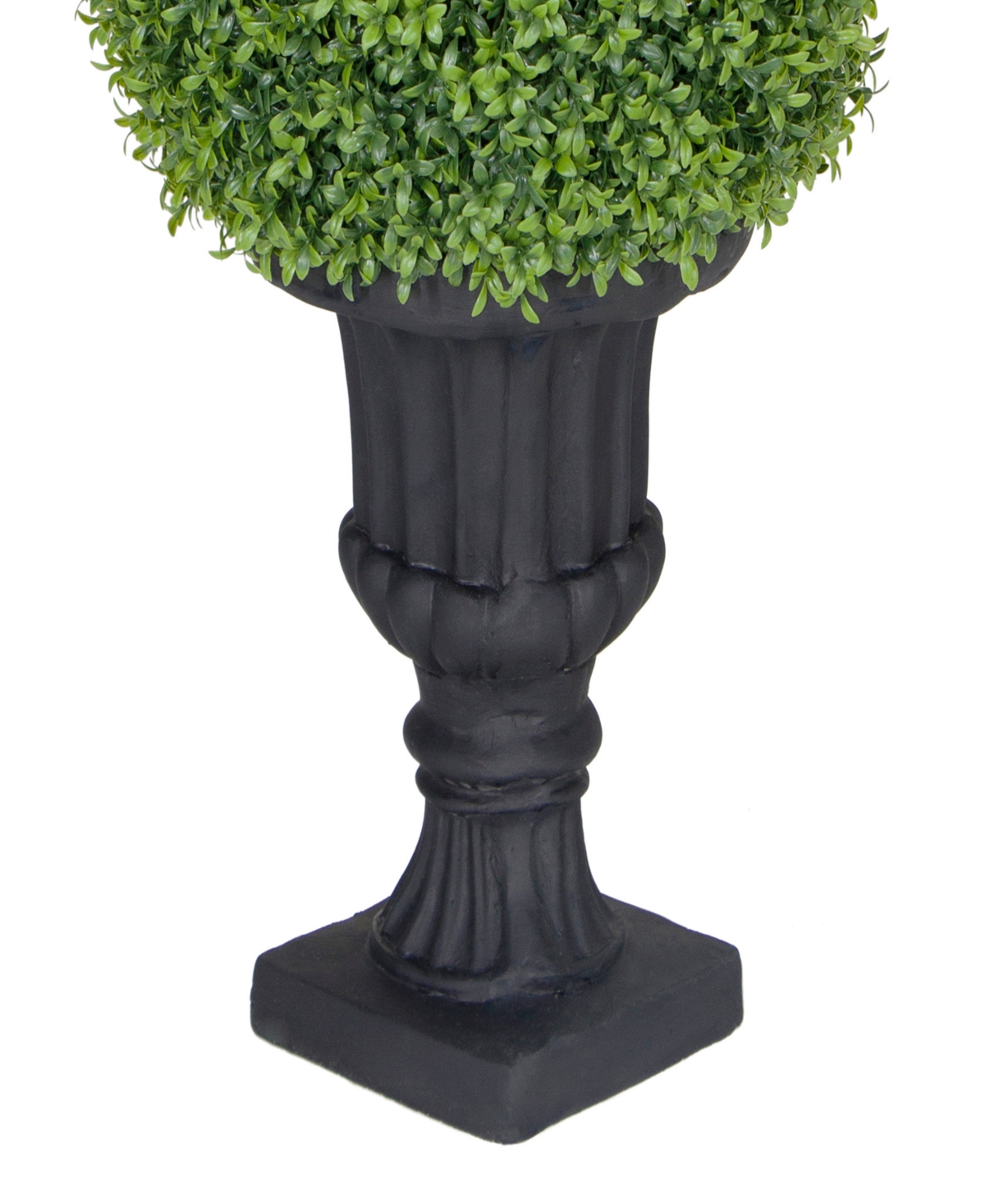 Puleo 25" Single Ball Topiary Boxwood Artificial Tree