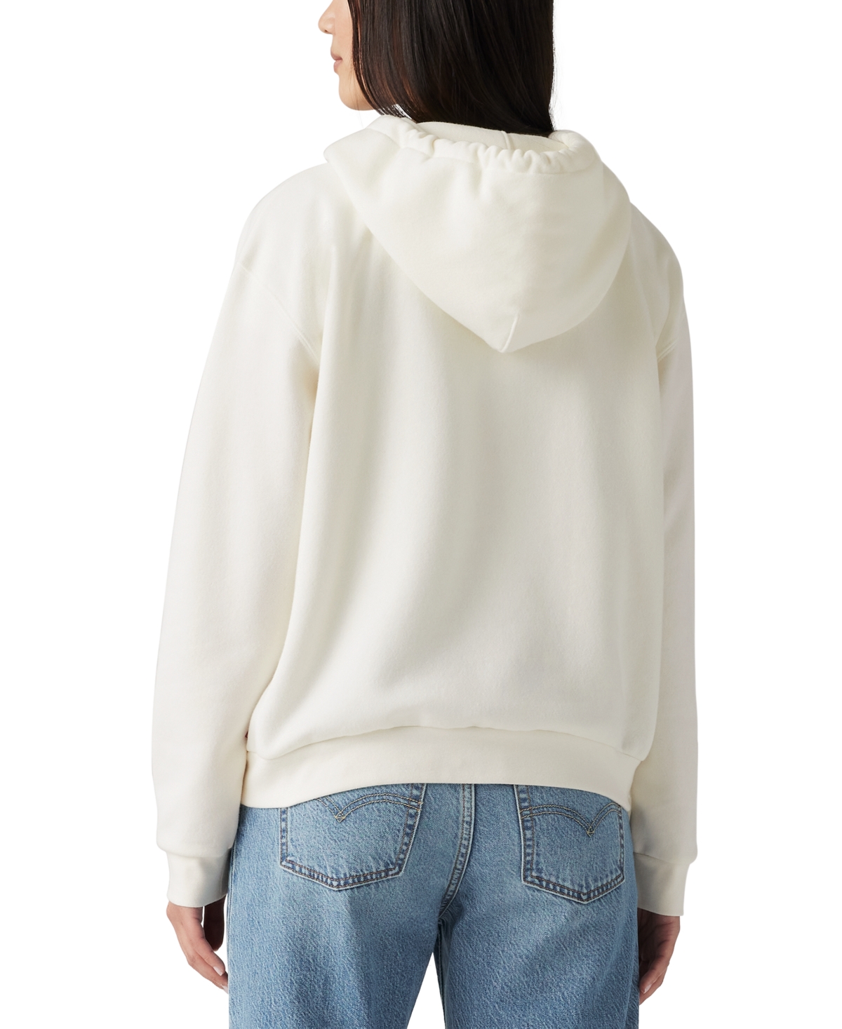 Levi's Women's Graphic Drawstring Pouch-Pocket Hoodie