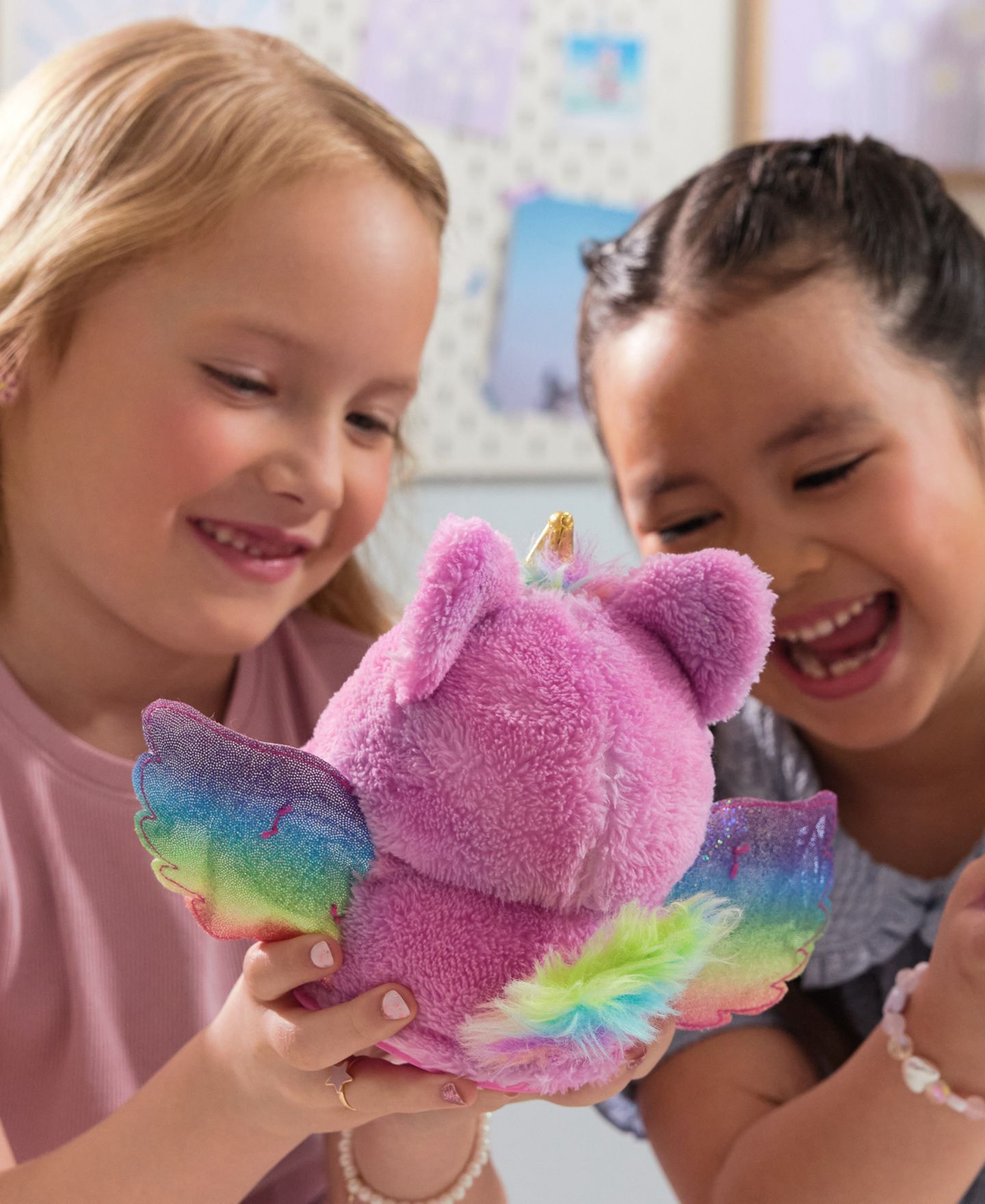 Детская мягкая игрушка Hatchimals Mystery Hatch Pufficorn Bunny Plush — фото 6