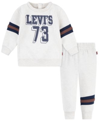 Baby Boys Varsity Crewneck Sweatshirt and Joggers, 2-Piece Set