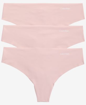 Calvin Klein Women s Invisibles 3 Pack Thong Underwear QD3558 Macy s