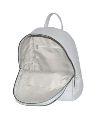 Backpack with front zipper pocket