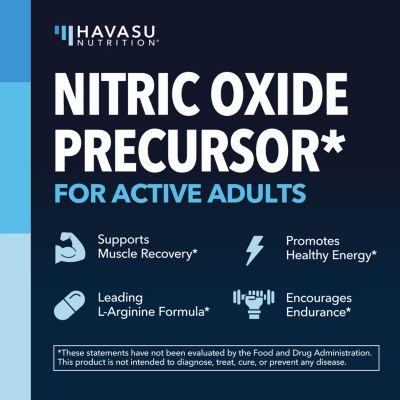 L-Arginine Capsules for Men's Stamina, Endurance & Performance, 120ct