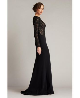 Women's Shika Embroidered Crepe Gown