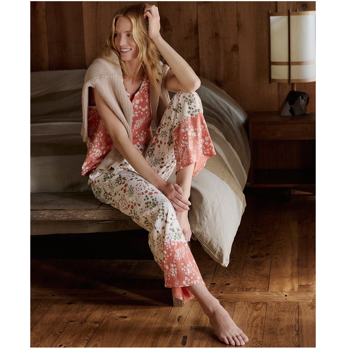 Pact Women's Organic Cotton Staycation Sleep Pant