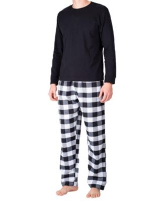 Men's Crew Neck Fleece Pajama Set