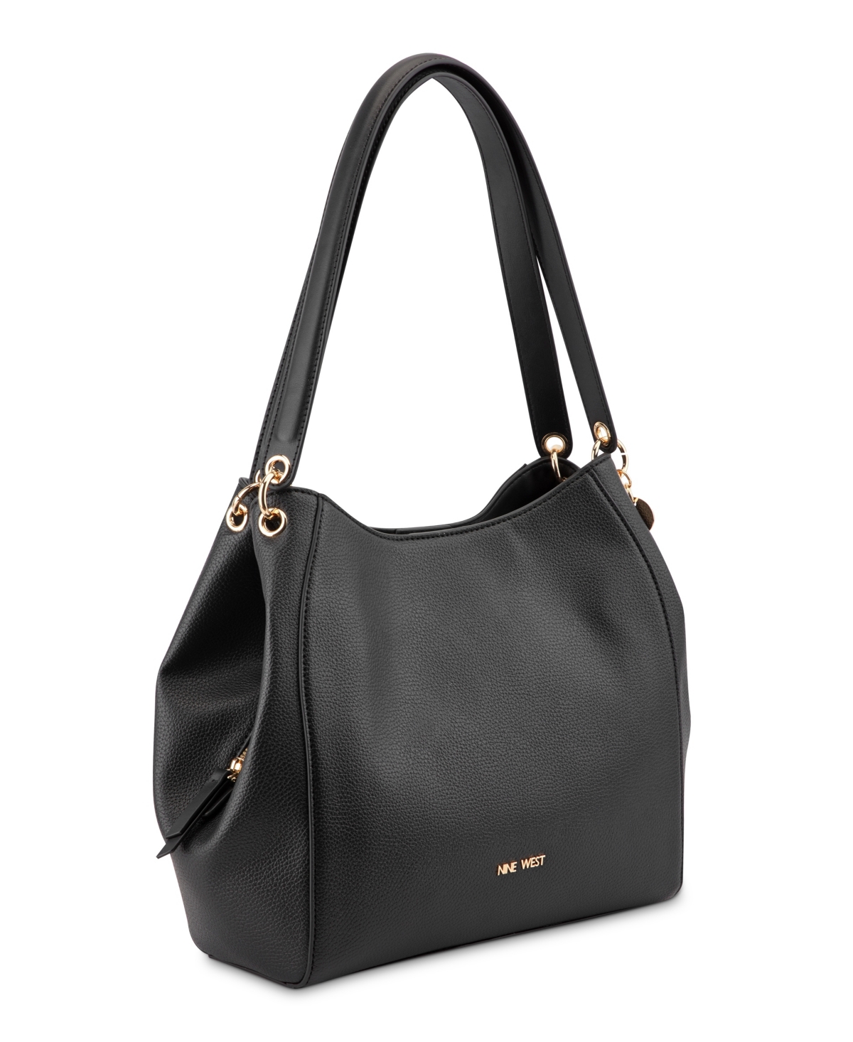 Nine West Meara Large Carryall Bag In Dark Black
