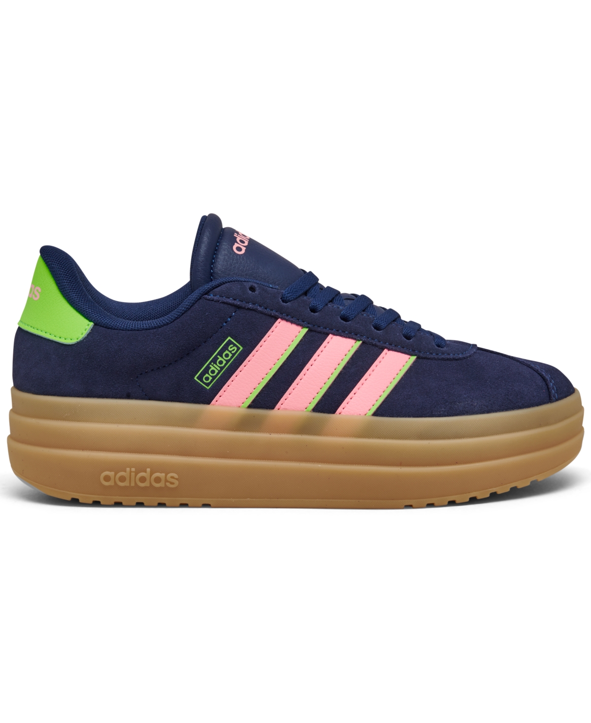 Adidas Women's Vl Court Bold Platform Casual Sneakers from Finish Line -Pink