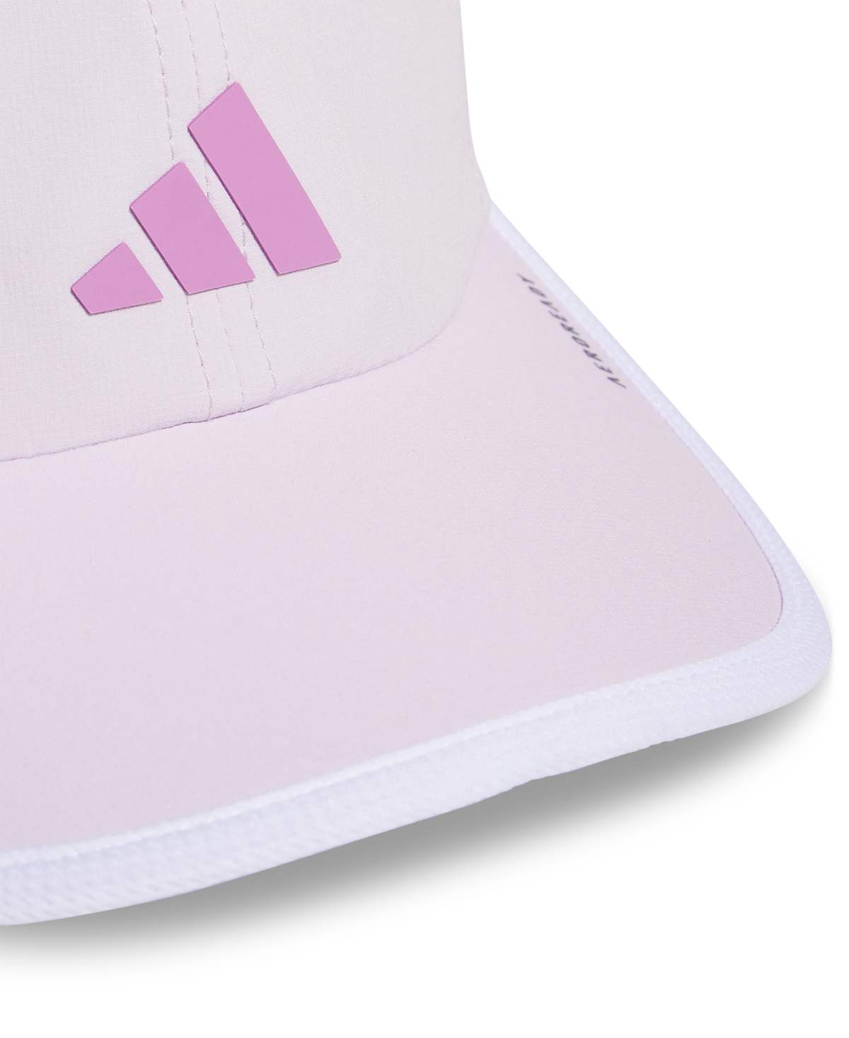 adidas Women's Superlite 3 Stripe Adjustable Hat -preloved Purple/white