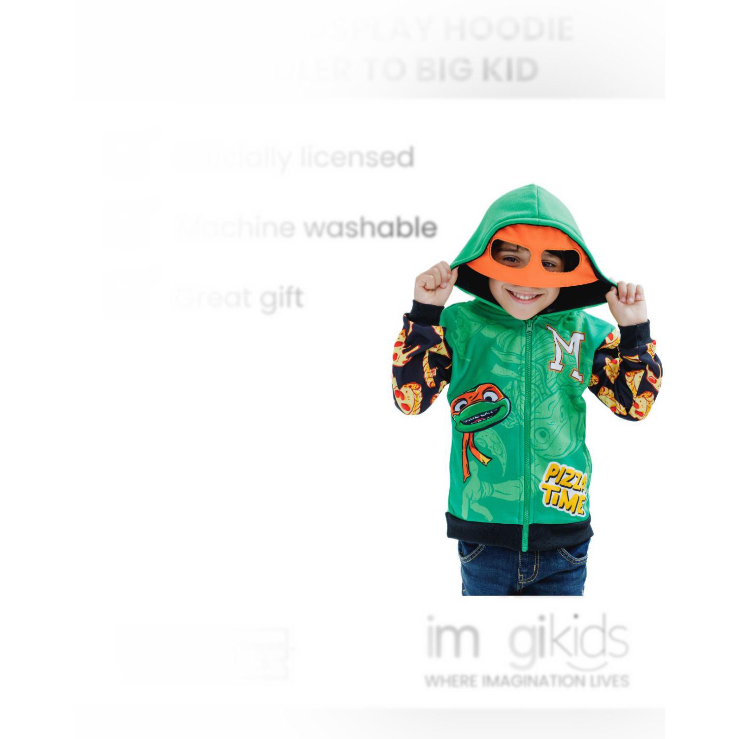 Boys' Cosplay Fleece Zip-Up Hoodie