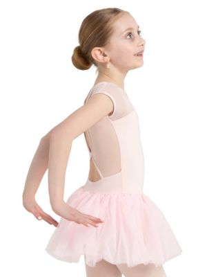 Girls Keyhole Back Tutu Dress