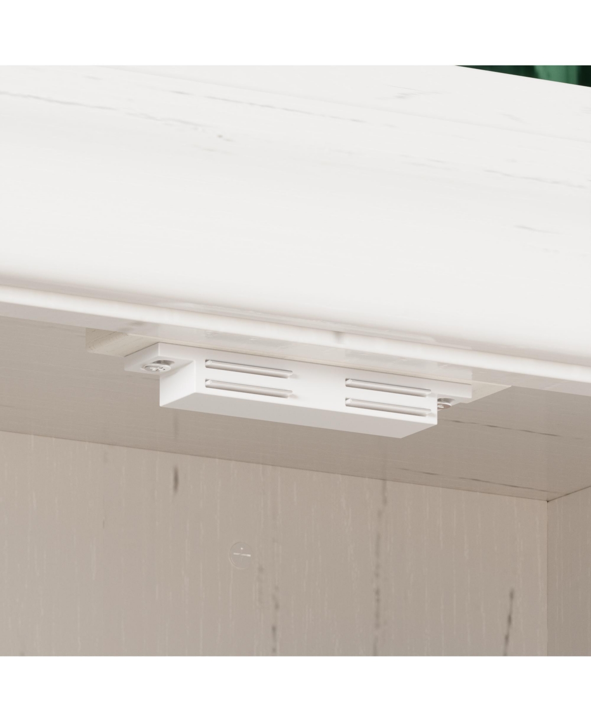 Famapy Black Wood Bookcase Storage Cabinet With Tempered Glass Doors