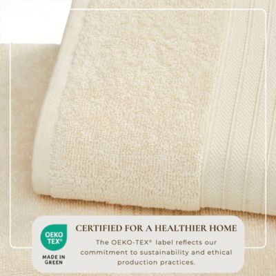 Quick-Drying Cotton 6-Piece Bath Towel Set,54x27x0.5 inches,26x16 inches