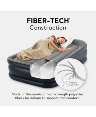 Dura Beam Deluxe Pillow Raised Air Mattress w/ Built In Pump, Twin, 2 Pack