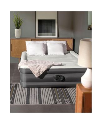 TruAire Luxury Queen Air Mattress Airbed w/ Lumbar Support & Built in Pump