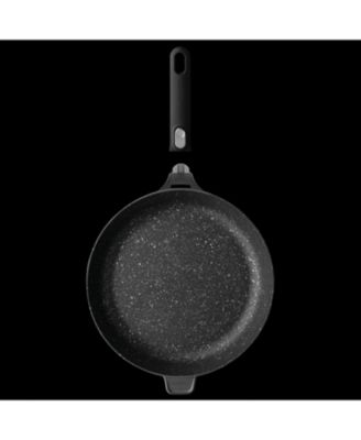 GEM 12.5" Nonstick Fry Pan with Detachable Handle, Black