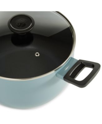 Sage Nonstick Aluminum Stockpot 9.5", 5.9qt. With Glass Lid