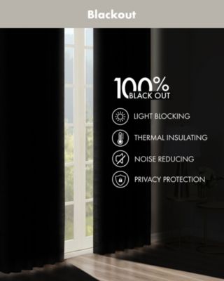 Mirage Knitted Jacquard Damask Total blackout curtains for bedroom, Silver grommet top fit up to 1.25 inches rod Single Curtain Panel for Living Room, Width 50 length 84 inches, Pitch Black Ambiance Charcoal 1 Window Panel