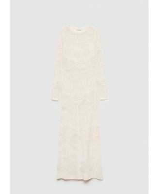ribbed knit tank dress Toteme - Mohair Knit Tank dress off-white - S main image 0