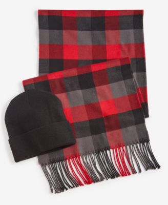 Club Room - Men's Beanie & Scarf Set