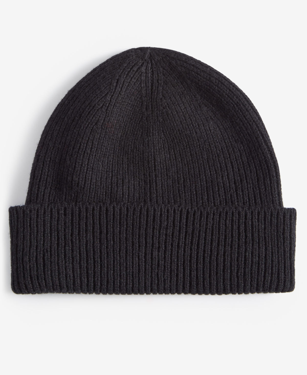 Club Room Men's Merino Wool Beanie, Created For Macy's In Black