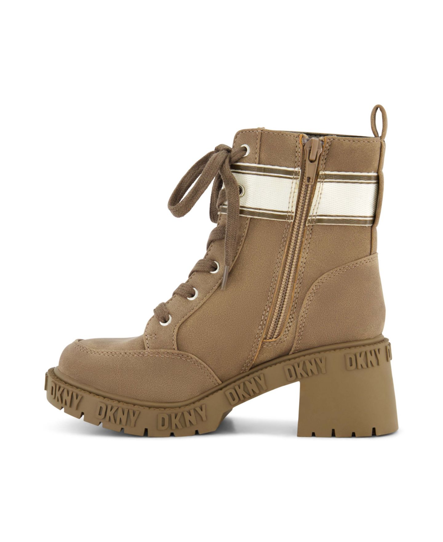 Ботинки DKNY Hayley Hira Combat Boot для девочек, цвет: Коричневый — фото 2