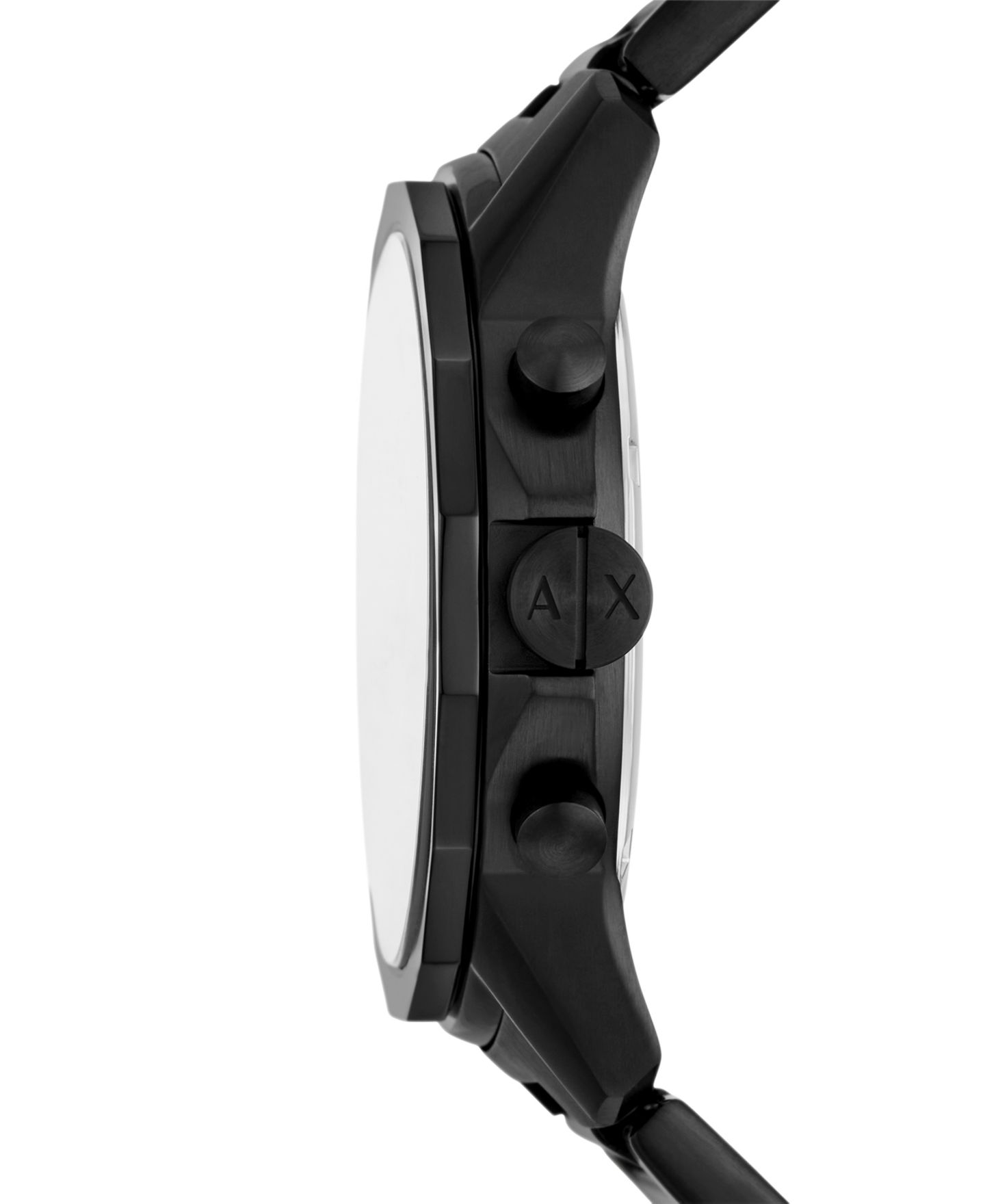 Мужские часы A|X Armani Exchange Quartz Chronograph Black Stainless Steel Watch 44mm — фото 4
