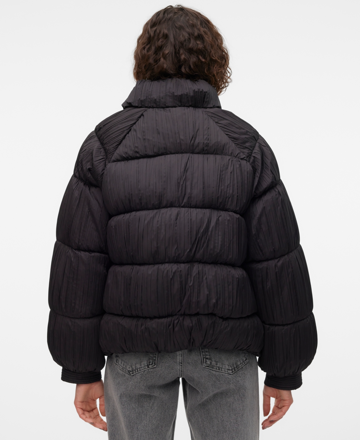 Women s Siri Cropped Puffer Jacket In Black