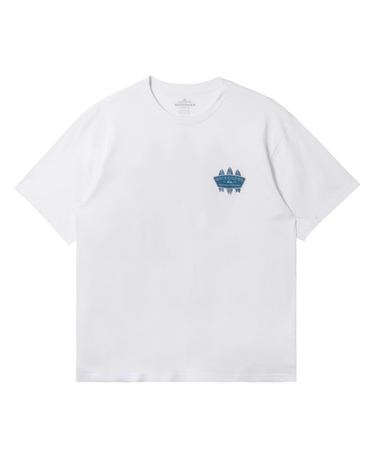 Quiksilver Waterman Men's Twinz Short Sleeve T-shirt In White