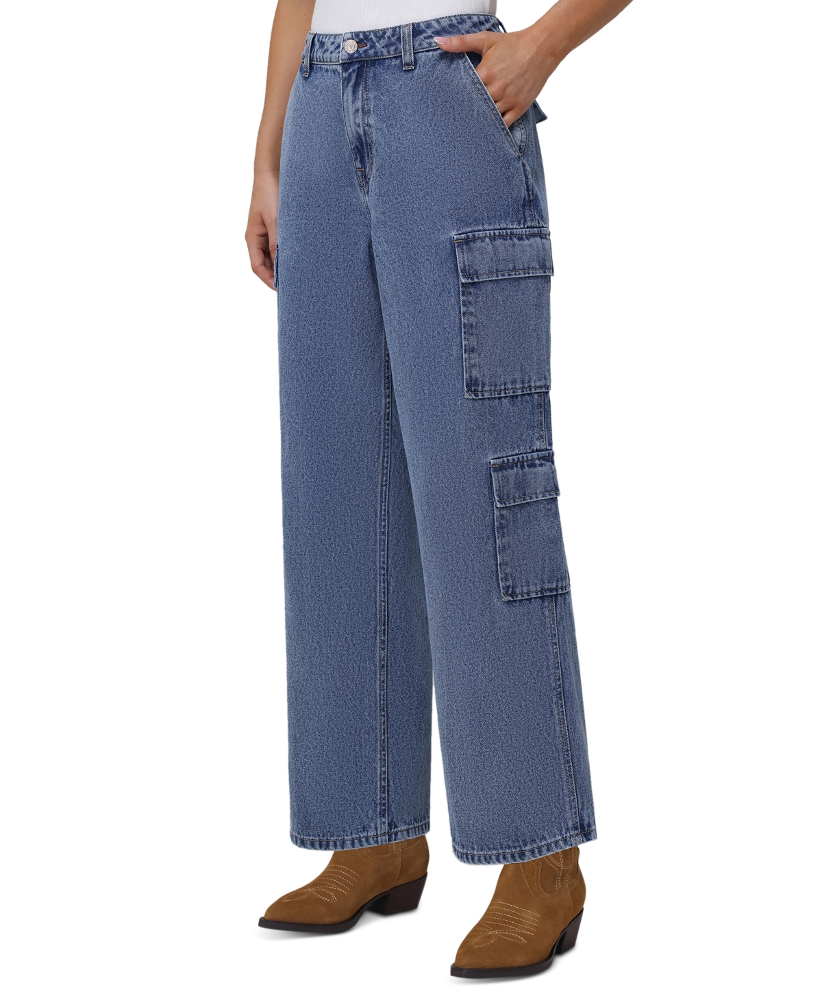 Frye Women's Utility Cargo Jeans In Noelle Wash
