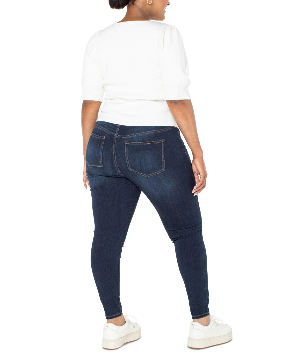 Celebrity Pink Trendy Plus Size Mid-Rise Skinny Jeans