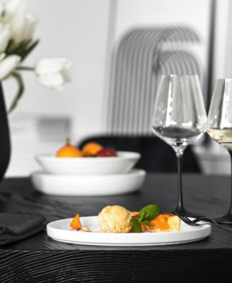 La Boule White 7-Piece Dinnerware Set, Service for 2