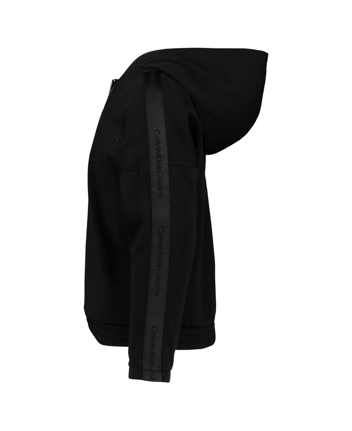 Calvin Klein Big Girls Shimmer Zip Hoodie