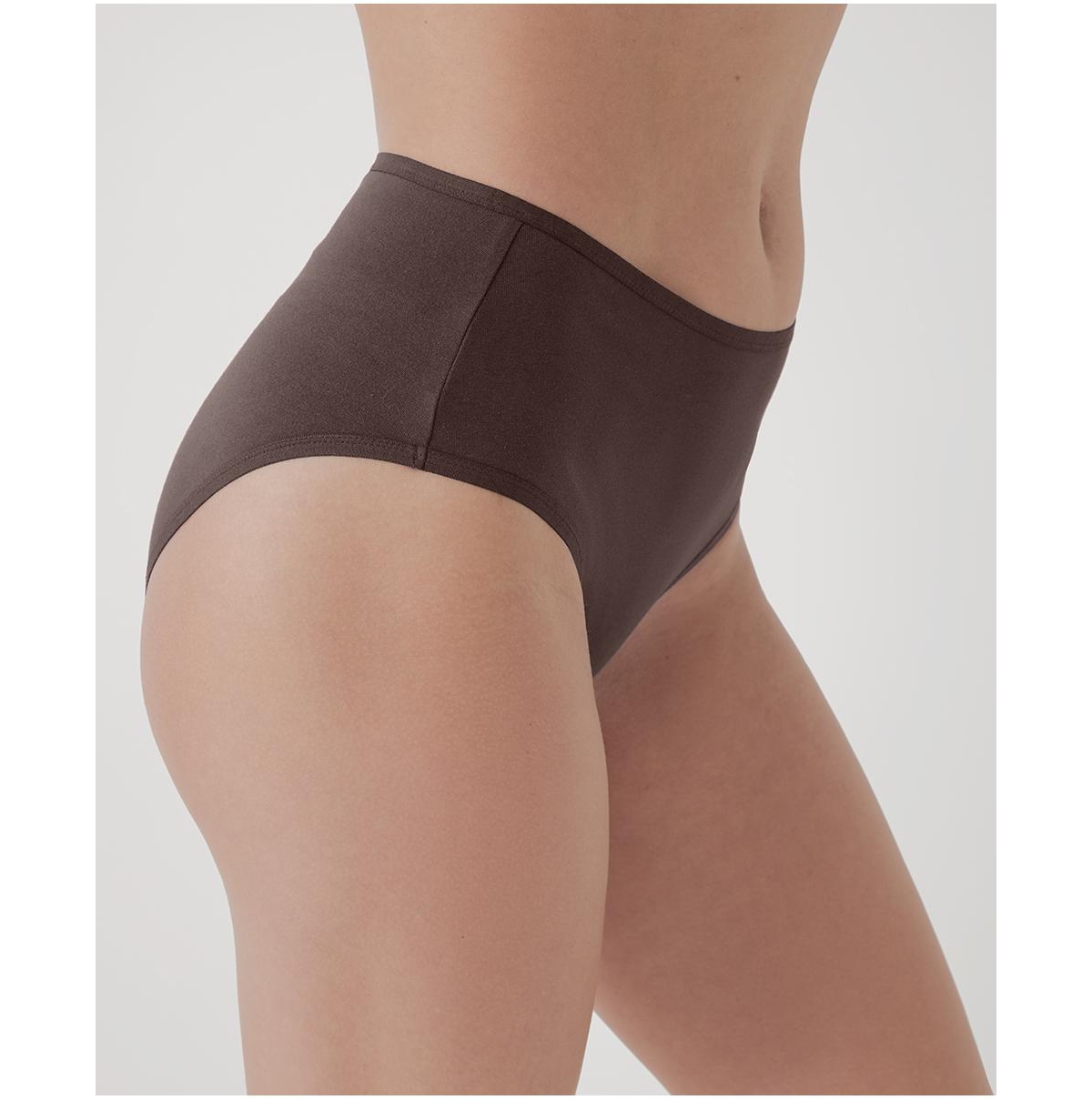 Pact Women's Organic Cotton Everyday High Cut Brief 6-Pack