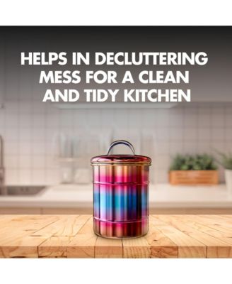 Rainbow Metal Canister - Medium