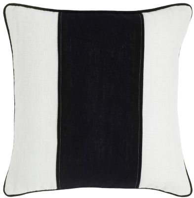 Maya Linen Stripe Throw Pillow Covers, 20"x 20", Set of 2