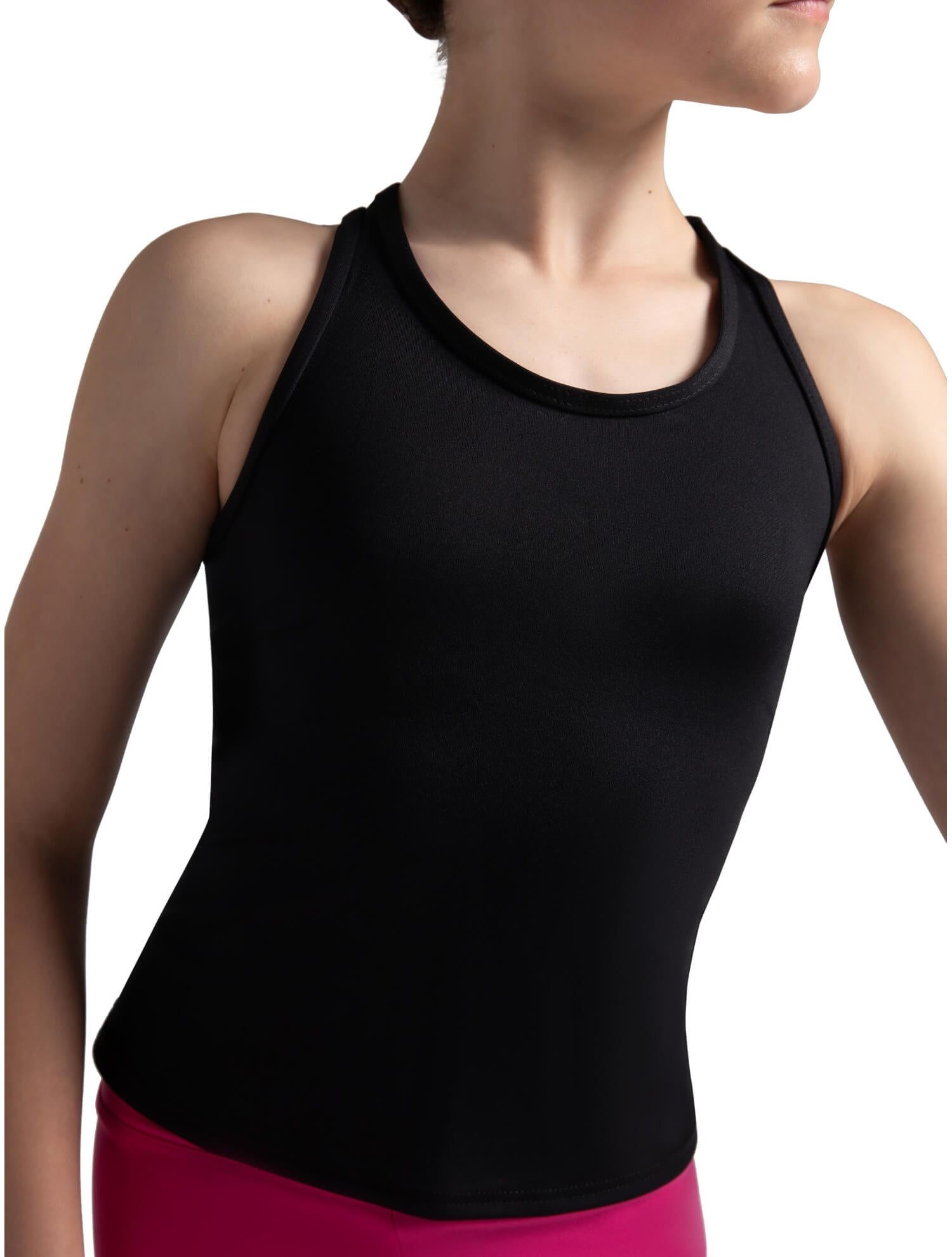 Girls Team Basics Tank Top with Racerback