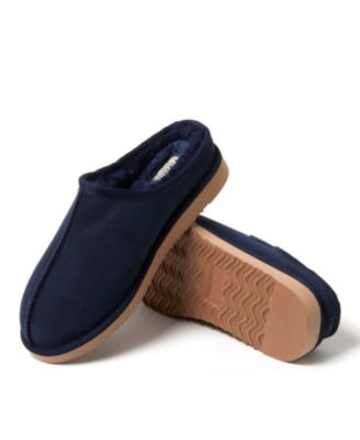 Dearfoams Men's Fireside By Grafton Genuine Shearling Clog