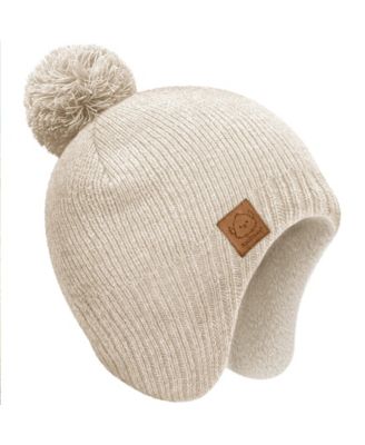 Muff Baby Beanie, Baby Hat for Baby Boys, Girls, Winter Hats for Kids, Newborn, Infant, Toddler 0-36 months