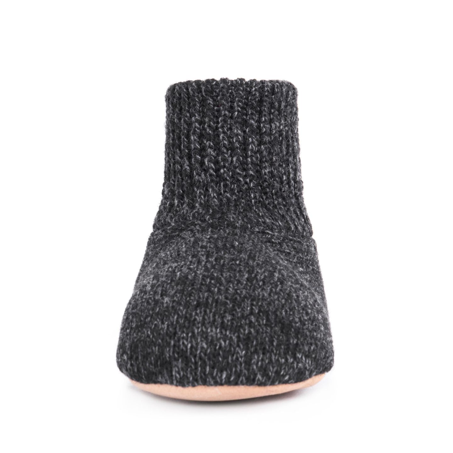 Мужские тапочки MUK LUKS Morty Ragg Wool Slippers, цвет: Чёрный — фото 6