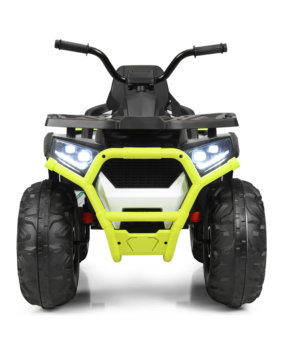 Costway 12V Kids Electric 4-Wheeler Atv Quad 2 Speeds Ride On Car w/MP3&Led Lights